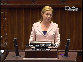 Poseł Joanna Schmidt - Wystąpienie z dnia 14 grudnia 2016 roku.