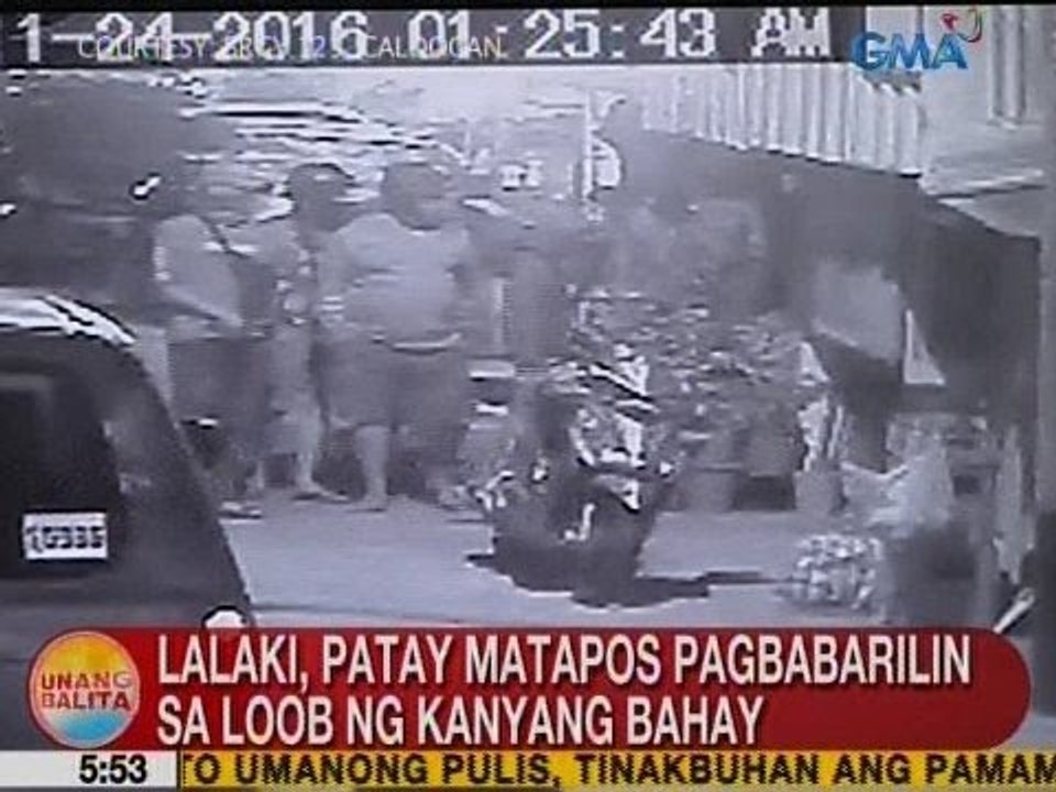 UB: Lalaki, patay matapos pagbabarilin sa loob ng kanyang bahay sa Caloocan