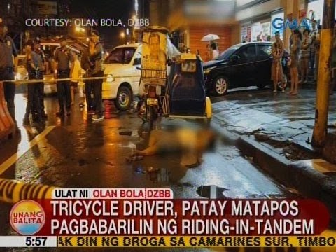 UB: Tricycle driver, patay matapos pagbabarilin ng riding-in-tandem sa Mandaluyong
