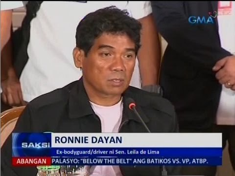 Ronnie Dayan, umaming tumanggap siya ng pera mula kay Kerwin Espinosa para raw kay Sen. de Lima