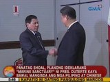 UB: Panatag Shoal, planong ideklarang 'Marine Sanctuary' ni Pres. Duterte