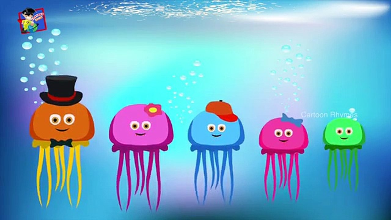 Family Finger Cartoon | Nursery Rhymes for Children | JellyFish Cartoon Finger Family Collection