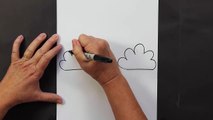 How to Draw a Rainbow and Clouds Beginners Drawing Tutorial of Kids