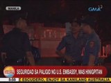 UB: Seguridad sa paligid ng US Embassy, mas hinigpitan