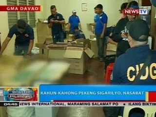 BP: Kahun-kahong pekeng sigarilyo, nasabat