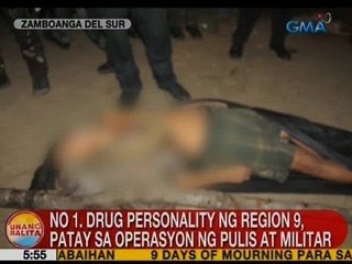 UB: No. 1 drug personality ng Region 9, patay sa operasyon ng pulis at militar