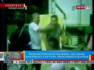 Barangay captain, sasampahan ng reklamo matapos umanong manutok ng baril