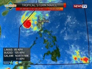 Download Video: BT: Weather update as of 12:10 p.m. (Nov. 27, 2016)