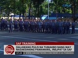 Dalawang pulis na tumakbo nang may   nasaksihang pamamaril, inilipat sa SAF