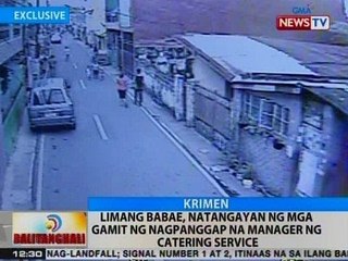 BT: 5 babae, natangayan ng mga gamit ng nagpanggap na manager ng catering service