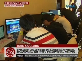 Operasyon umano ng illegal gambling  at cybersex, sinalakay