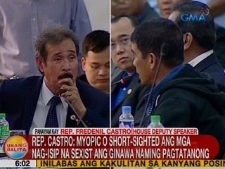 Kamara, wala raw dapat ipagpaumanhin kaugnay sa umano'y sexist na pagtatanong kay Ronnie Dayan