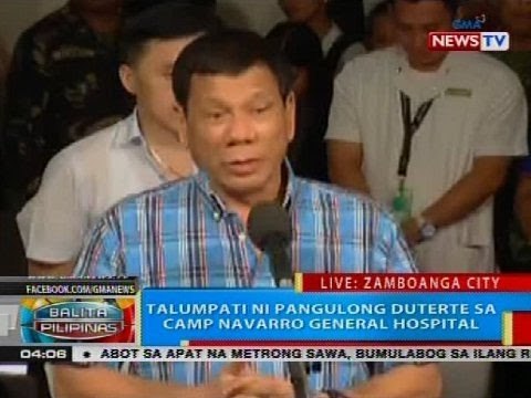 BP: Talumpati ni Pangulong Duterte sa Camp Navarro General Hospital