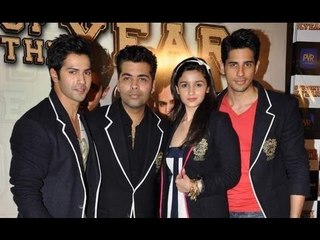 Download Video: Karan Johar, Alia Bhatt, Varun Dhawan, Siddharth Malhotra First Look Launch Of 'Student Of The Year'