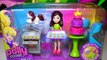 Who Ruined Pollys Surprise Birthday Cake?? Polly Pocket Stick n Play Kerstie Baking Party Playset