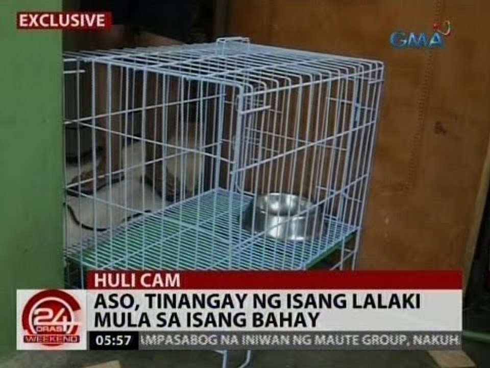 24 Oras: Aso, tinangay ng isang lalaki mula sa isang bahay