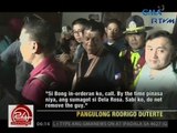 Pangulong Duterte, umaming siya ang nagsabi sa PNP chief na huwag alisin sa puwesto si Supt. Marcos