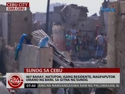 Cebu: 467 bahay, natupok; isang residente, nagpaputok umano ng baril sa gitna ng sunog