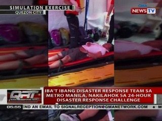 Iba't ibang disaster response team sa Metro Manila, nakilahok sa 24-hour disaster response challenge