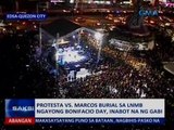 Saksi: Protesta vs. Marcos burial sa LNMB ngayong Bonifacio Day, inabot na ng gabi