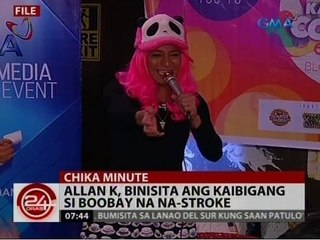 24 Oras: Allan K, binisita ang kaibigang si Boobay na na-stroke