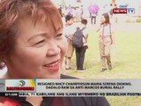 Resigned NHCP chairperson Maria Serena Diokno, dadalo raw sa anti-Marcos burial rally