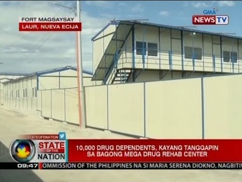 SONA: Mega Drug Abuse Treatment and Rehabilitation Center, pinasinayaan