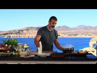 انشلادص جمبري بالصوص الاحمر - سلطة جمبري مشوي بالحمص | شبكة وصنارة حلقة كاملة