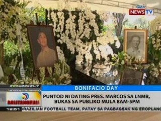 Puntod ni dating Pres. Marcos sa LNMB, bukas sa publiko mula 8AM-5PM