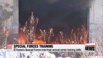 S. Korea's Special Forces hold their annual winter training drills