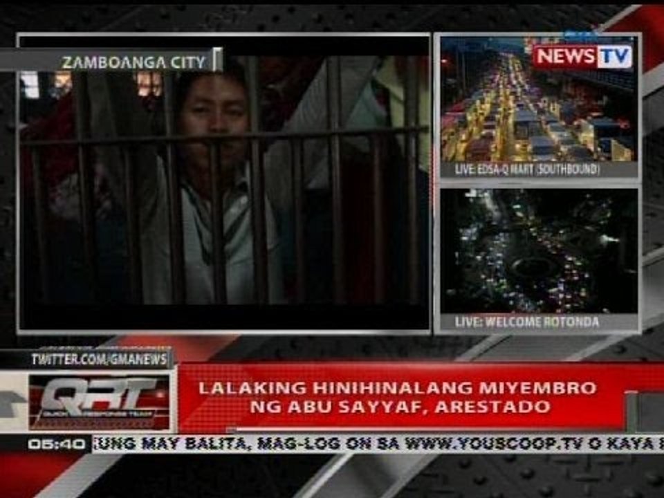 QRT: Lalaking hinihinalang miyembro ng Abu Sayyaf, arestado