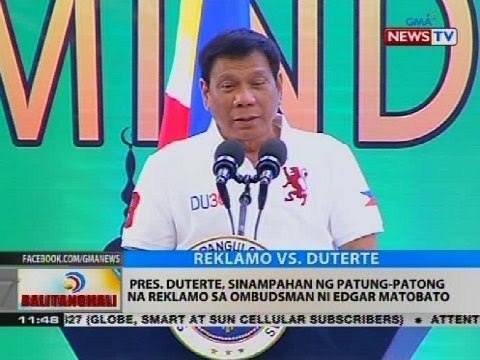 Pres. Dutere, sinampahan ng patung-patong na reklamo sa Ombudsman ni Edgar Matobato