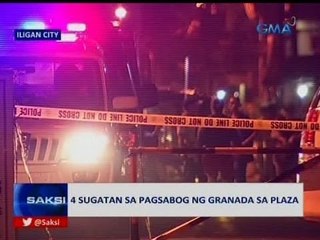 Saksi: 4 sugatan sa pagsabog ng granada sa plaza