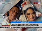 Miss International 2016 Kylie Verzosa, muling naka-selfie si Pangulong Duterte