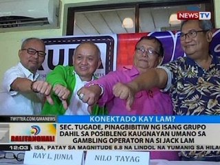 BT: Sec. Tugade, pinagbibitiw ng isang grupo