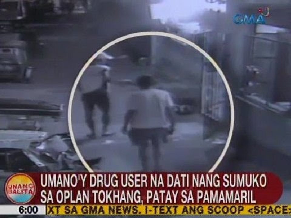 UB: Umano'y drug user na dati nang sumuko sa Oplan Tokhang, patay sa pamamaril sa Pasay