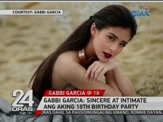 24 Oras: Gabbi Garcia, nagdiriwang ng kanyang debut