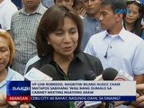 VP Leni Robredo, nagbitiw bilang HUDCC Chair matapos sabihang 'wag nang dumalo sa cabinet meeting