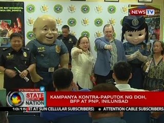 Kampanya kontra-paputok ng DOH, BFP at PNP, inilunsad