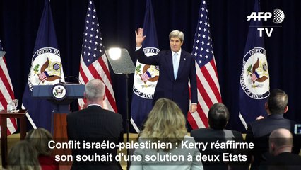 Deux Etats, seule voie possible au Proche-Orient (Kerry)