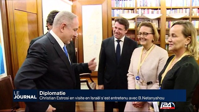 Christian Estrosi en visite en Israël s'est entretenu avec B.Netanyahou