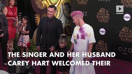Pink welcomes baby no. 2