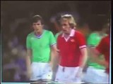 05.10.1977 - 1977-1978 UEFA Cup Winners' Cup 1st Round 2nd Leg Manchester United 2-0 AS Saint-Etienne