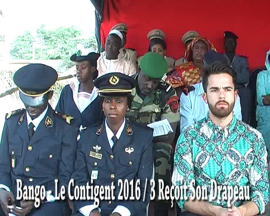Bango - Le Contingent 2016 - 3 Reçoit Son Drapeau