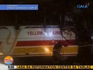 UB: Bus, sinunog ng mga nagpakilalang miyembro ng NPA