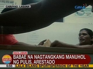 UB: Babae na nagtangkang manuhol ng pulis sa Cabuyao, Laguna, arestado