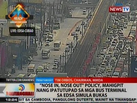 BT: Panayam kay MMDA Chairman Tim Orbos kaugnay sa 'Nose In, Nose Out Policy'