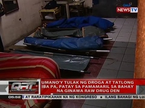 QRT: Umano'y tulak ng droga at tatlong iba pa, patay sa pamamaril sa bahay na ginawa raw drug den