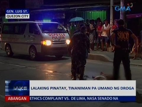 Saksi: Lalaking pinatay, tinaniman pa umano ng droga