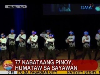 UB: 77 kabataang Pinoy, humataw sa sayawan sa Milan, Italy